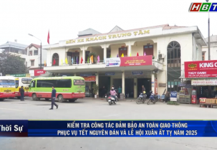 7/1: Kiểm tra công tác đảm bảo An toàn giao thông, phục vụ Tết Nguyên đán và Lễ hội Xuân Ất tỵ năm 2025