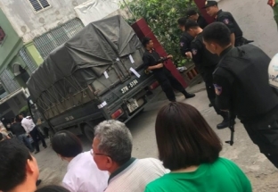 Hiện trường vụ thu giữ gần 700kg ma túy ở TP Vinh, Nghệ An