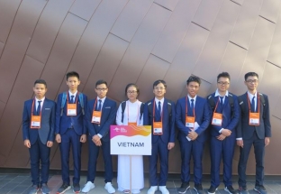 Đoàn Việt Nam nằm trong top 5 tại Olympic Vật lý châu Á