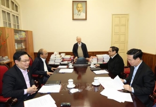 Tổng Bí thư Nguyễn Phú Trọng chủ trì cuộc họp lãnh đạo chủ chốt tháng 3/2022