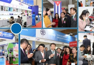 350 doanh nghiệp từ nhiều quốc gia giao thương tại Vietnam Expo 2022