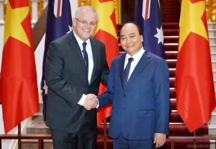 Thủ tướng Việt Nam và Australia nhất trí tăng gấp đôi đầu tư hai chiều
