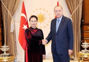 Chủ tịch Quốc hội Nguyễn Thị Kim Ngân hội kiến Tổng thống Thổ Nhĩ Kỳ