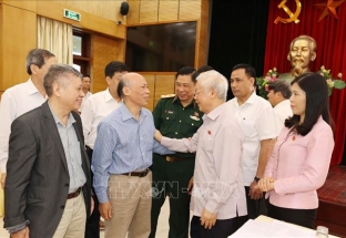 Tổng Bí thư, Chủ tịch nước Nguyễn Phú Trọng tiếp xúc cử tri