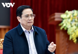 Thủ tướng Phạm Minh Chính làm việc với lãnh đạo chủ chốt tỉnh Cao Bằng