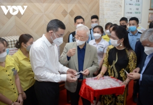 Tổng Bí thư Nguyễn Phú Trọng thăm và làm việc tại Hòa Bình