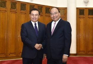 Thủ tướng tiếp Chủ tịch Ủy ban Trung ương Mặt trận Lào