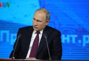 Điểm lại những vấn đề nóng trong cuộc họp báo của Tổng thống Nga Putin