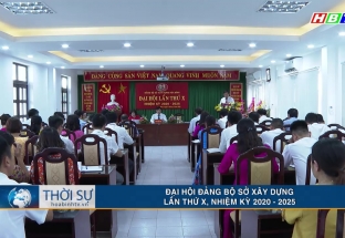 1/6: Đại hội Đảng bộ Sở Xây Dựng lần thứ X, nhiệm kỳ 2020 - 2025