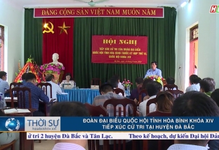 24/9: Đoàn ĐBQH tỉnh Hòa Bình khóa XIV tiếp xúc cử tri tại huyện Đà Bắc 