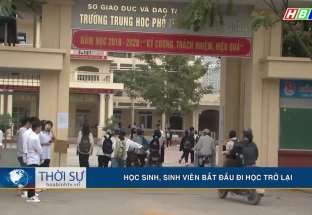 2.3 Học sinh, sinh viên bắt đầu đi học trở lại