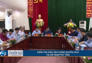 Kiểm tra dân vận chính quyền 2018 tại Sở NN&PTNT tỉnh