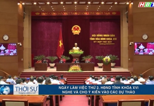 Ngày làm việc thứ 2, HĐND tỉnh khóa XVI, nghe và cho ý kiến vào các dự thảo.