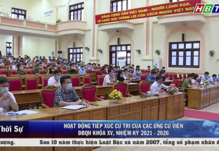 5/5: Các ứng cử viên ĐBQH khóa XV thuộc đơn vị bầu cử số 1 tỉnh Hòa Bình tiếp xúc cử tri tại Đà Bắc 