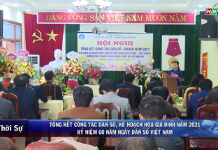 23/12: Tổng kết công tác DS-KHHGĐ năm 2021. Kỷ niệm 60 năm ngày dân số Việt Nam