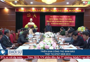 Triển khai công tác đảm bảo trật tự ATGT năm 2019