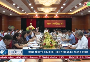 UBND tỉnh tổ chức Hội Nghị thường kỳ tháng 5/2019