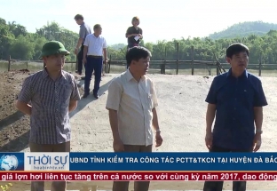 Đ/c Nguyễn Văn Dũng - PCT UBND tỉnh kiểm tra công tác PCTT tại Đà Bắc 20/6
