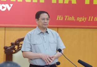 Thủ tướng Phạm Minh Chính làm việc với Thường vụ Tỉnh ủy Hà Tĩnh