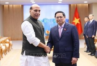 Việt Nam - Ấn Độ thúc đẩy hợp tác quốc phòng