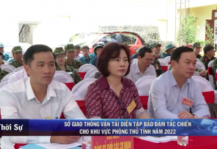15/6: Sở GTVT diễn tập bảo đảm tác chiến cho khu vực phòng thủ tỉnh năm 2022