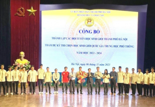 Hà Nội: Ra mắt đội tuyển dự thi học sinh giỏi quốc gia trung học phổ thông