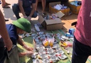 Triệt phá vụ vận chuyển 10kg ma túy "đội lốt" mỹ phẩm ở Bắc Giang