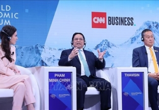 Thủ tướng Phạm Minh Chính làm diễn giả chính tại phiên thảo luận “Bài học từ ASEAN” trong khuôn khổ WEF Davos 2024