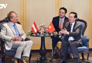 Chủ tịch nước tiếp Hội Hữu nghị Áo – Việt Nam và một số người bạn Áo