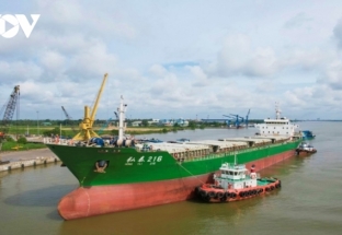 Cảng Cần Thơ đón tàu trọng tải hơn 16.000 tấn vào nhận hàng