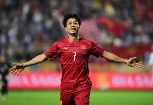 Giao hữu: Đội tuyển Việt Nam thắng Palestine 2-0