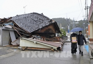 Động đất tại Nhật Bản: Sẵn sàng tiếp nhận các nạn nhân có nhà cửa bị hư hại