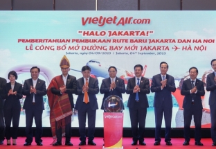 Vietjet công bố mở đường bay thẳng Jakarta – Hà Nội