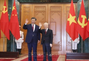 Báo chí Trung Quốc nhấn mạnh sự phát triển của quan hệ Trung Quốc - Việt Nam