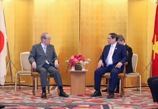 Thủ tướng Phạm Minh Chính tiếp cựu Thủ tướng Nhật Bản Fukuda Yasuo