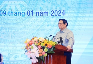 Thủ tướng Phạm Minh Chính dự hội nghị triển khai kế hoạch năm 2024 của Tổng công ty Đường sắt Việt Nam