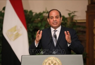 Tổng thống Ai Cập El-Sisi sẽ tuyên thệ nhậm chức nhiệm kỳ 3 vào ngày 2-4