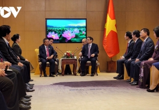 Thủ tướng Phạm Minh Chính tiếp Chủ tịch Hội Hữu nghị Lào-Việt Nam