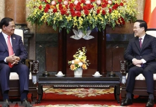 Chủ tịch nước Võ Văn Thưởng tiếp Phó Thủ tướng Campuchia Samdech Krolahom Sar Kheng