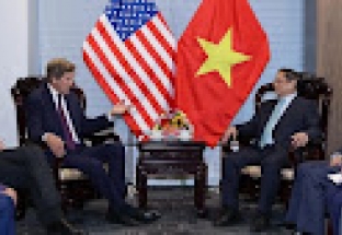Hoa Kỳ nhất quán ủng hộ Việt Nam phát huy vai trò dẫn dắt trong nỗ lực toàn cầu ứng phó biến đổi khí hậu