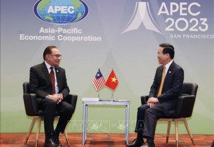 Chủ tịch nước Võ Văn Thưởng tiếp Thủ tướng Malaysia nhân dịp dự Tuần lễ Cấp cao APEC 2023