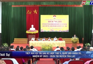 27/6: Đoàn ĐBQH tỉnh Hòa Bình tiếp xúc cử tri sau kỳ họp thứ 5, Quốc hội khóa XV, nhiệm kỳ 2021-2026 tại huyện Tân Lạc