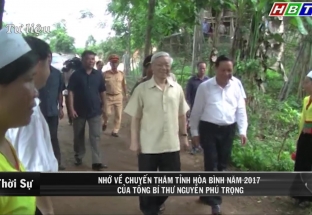 23/7: Nhớ về chuyến thăm tỉnh Hoà Bình năm 2017 của Tổng Bí thư Nguyễn Phú Trọng