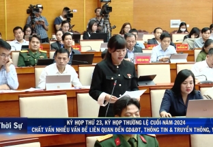 5/12: Kỳ họp thường lệ cuối năm 2024,HĐND tỉnh chất vấn nhiều vấn đề liên quan đến GD và ĐT, TT và truyền thông, y tế