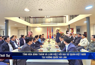 19/6: Tỉnh Hòa Bình thăm và làm việc với Đại sứ quán Việt Nam tại Vương quốc Hà Lan 