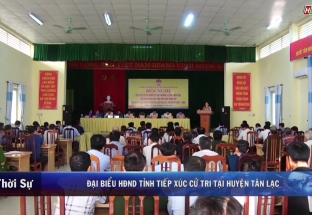 07/11: Đại biểu HĐND tỉnh Hòa Bình tiếp xúc cử tri tại huyện Tân Lạc