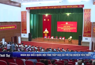 10/5: Đoàn Đại biểu Quốc hội tỉnh Hòa Bình tiếp xúc cử tri tại huyện Yên Thủy