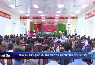 10/5: Đoàn Đại biểu Quốc hội tỉnh Hòa Bình tiếp xúc cử tri tại huyện Lạc Sơn