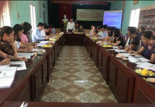  Thẩm định cấp THCS tại Trường TH và THCS Thịnh Lang, thàng phố Hòa Bình đạt chuẩn Quốc gia năm học 2017-2018