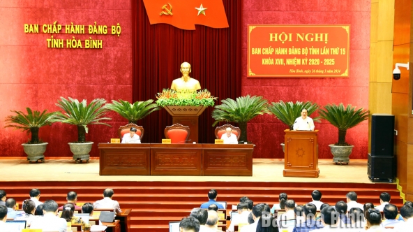 Hội nghị Ban Chấp hành Đảng bộ tỉnh lần thứ 15, khóa XVII, nhiệm kỳ 2020 – 2025